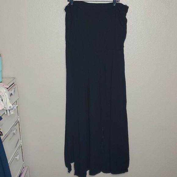 NWT City Chic 16 Summer Nights Maxi Dress Strapless black - Picture 1 of 7